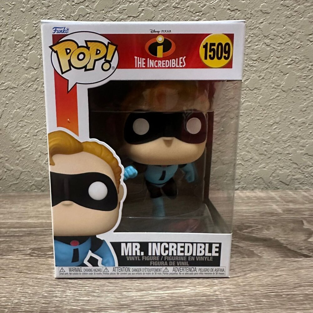 Funko Pop! Disney Pixar The Incredibles Mr Incredible Figure #1509! - Picture 2 of 7